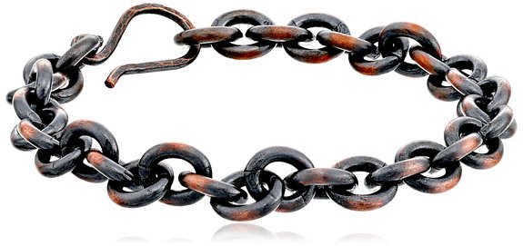 Nashelle Men's Ox Copper Link Bracelet