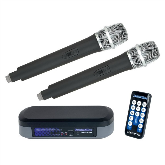 VocoPro TabletOke Digital Karaoke Mixer with Wireless Mics Bluetooth Receiver