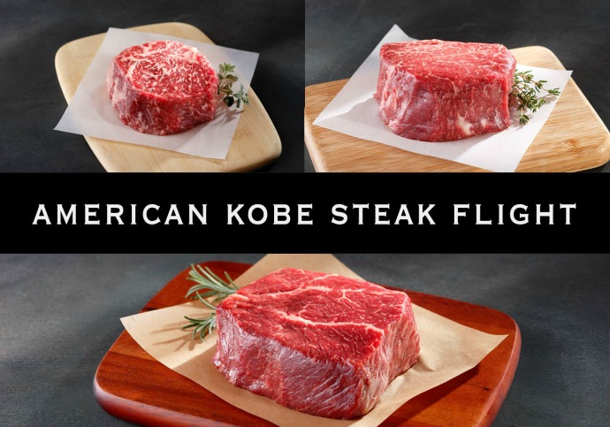American Kobe Steak Flight- Snake River Farms