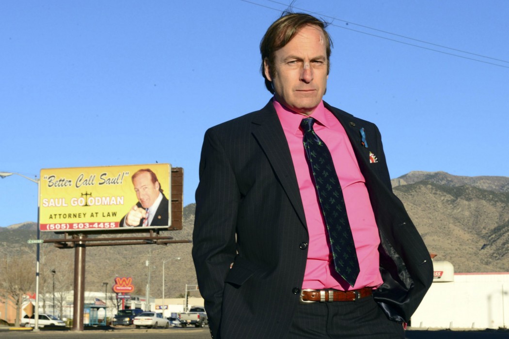 FILE - This image released by AMC shows Bob Odenkirk in a scene from the final season of "Breaking Bad." AMC and Sony Pictures Television confirmed that Odenkirk, who plays Saul Goodman, will star in a one-hour prequel tentatively titled "Better Call Saul." (AP Photo/AMC, Ursula Coyote, file)
