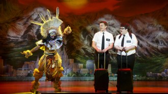 Cody Jamison Strand in The Book of Mormon's Second National Tour. Photo by Joan Marcus